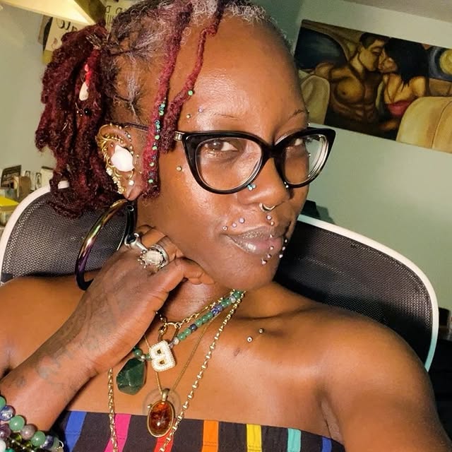Bria Wyche, Reiki Master, photographed for Amethyst Reign Wellness